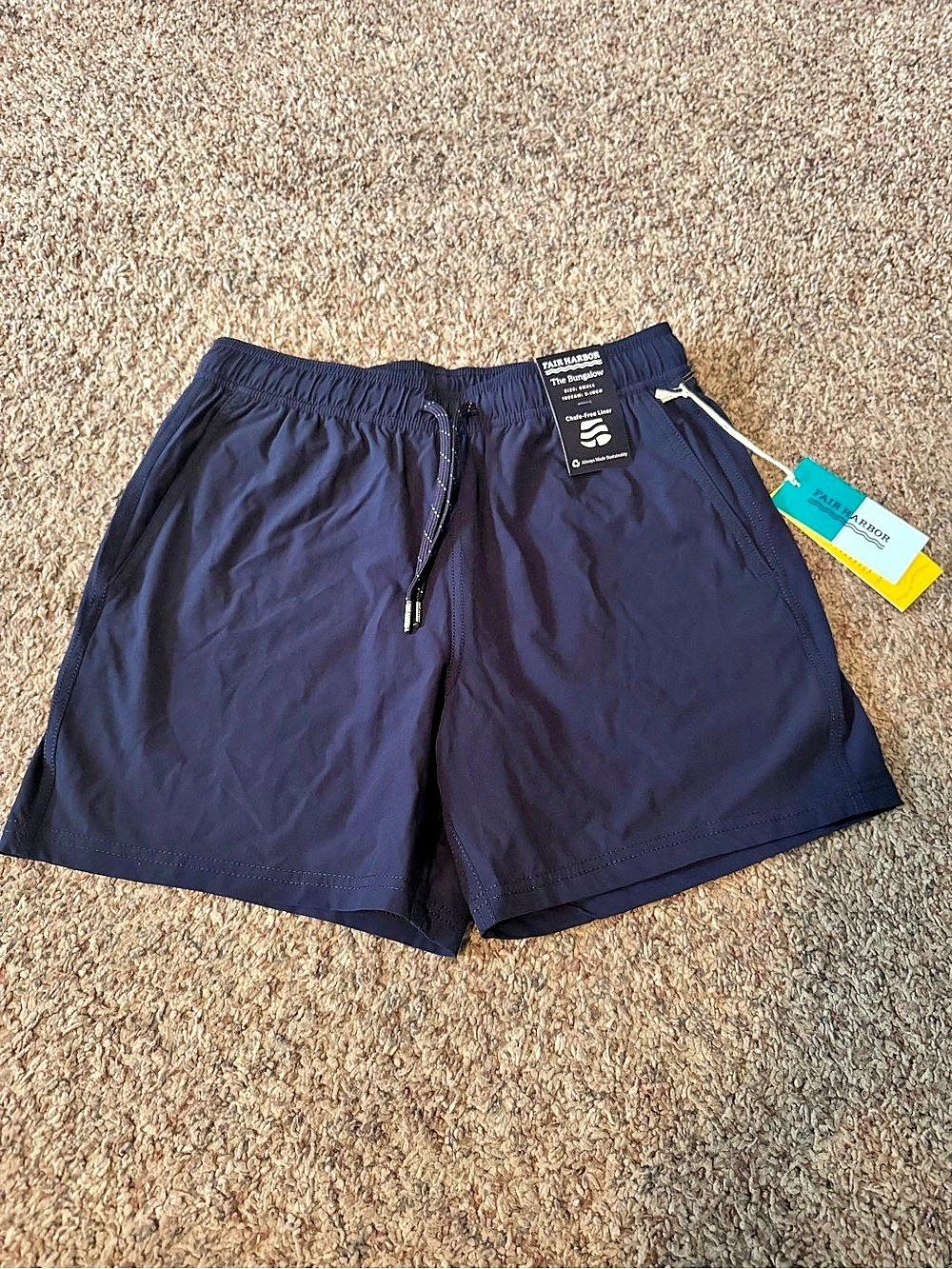 Fair Harbor The Bungalow Swim Trunks Navy Small